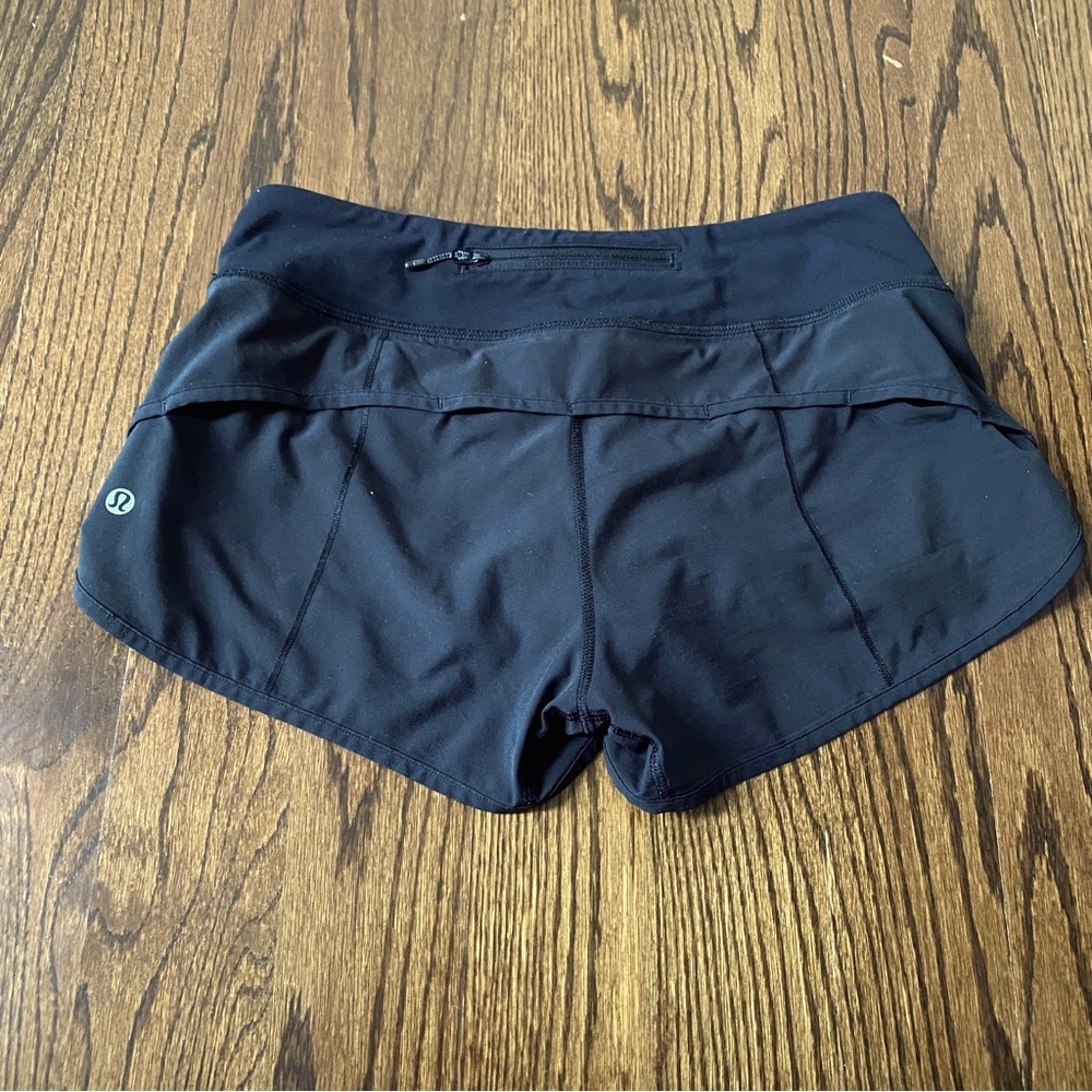 Lululemon Athletics Run Black Speed Up Short
